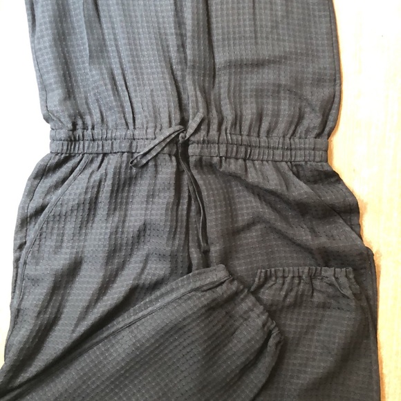NWOT Theory Lortan Belfry Black Silk Jumpsuit - Picture 7 of 13